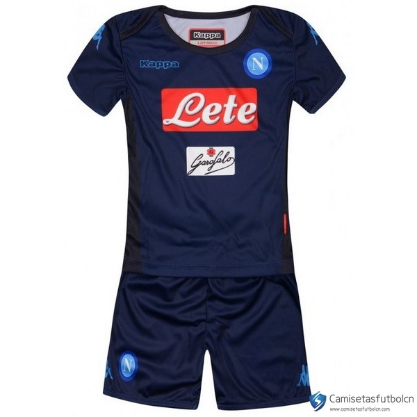Camiseta Napoli Tercera equipo Niños 2017-18 Azul